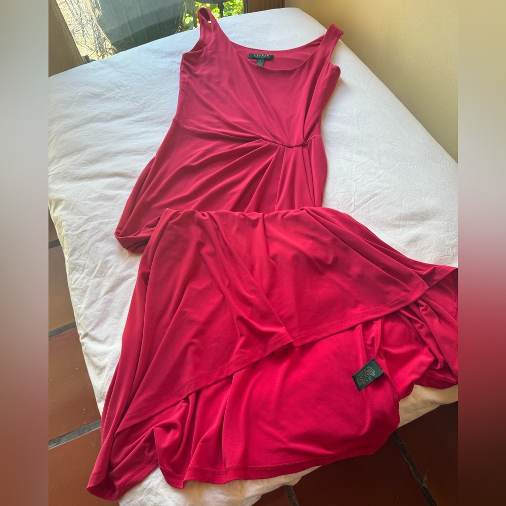 Ralph Lauren Pink Gown Dress